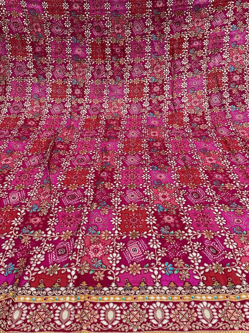 Printed Saree Fabrics