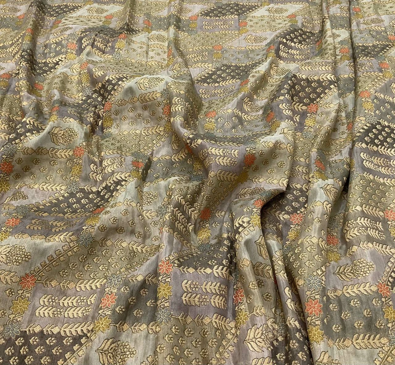 Russian-Silk Jacquard Fabric