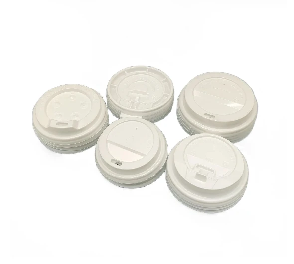 White Plastic Lid For Paper Cup