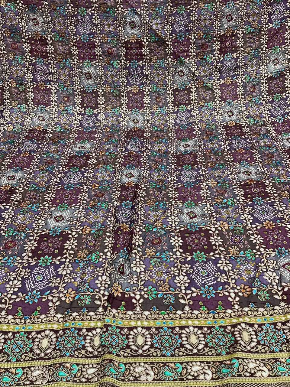 Printed Saree Fabrics