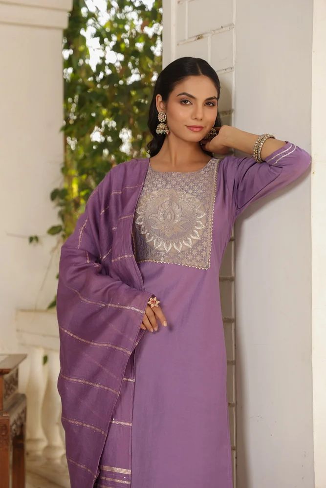 Ladies Party Wear Kurti Pant Set