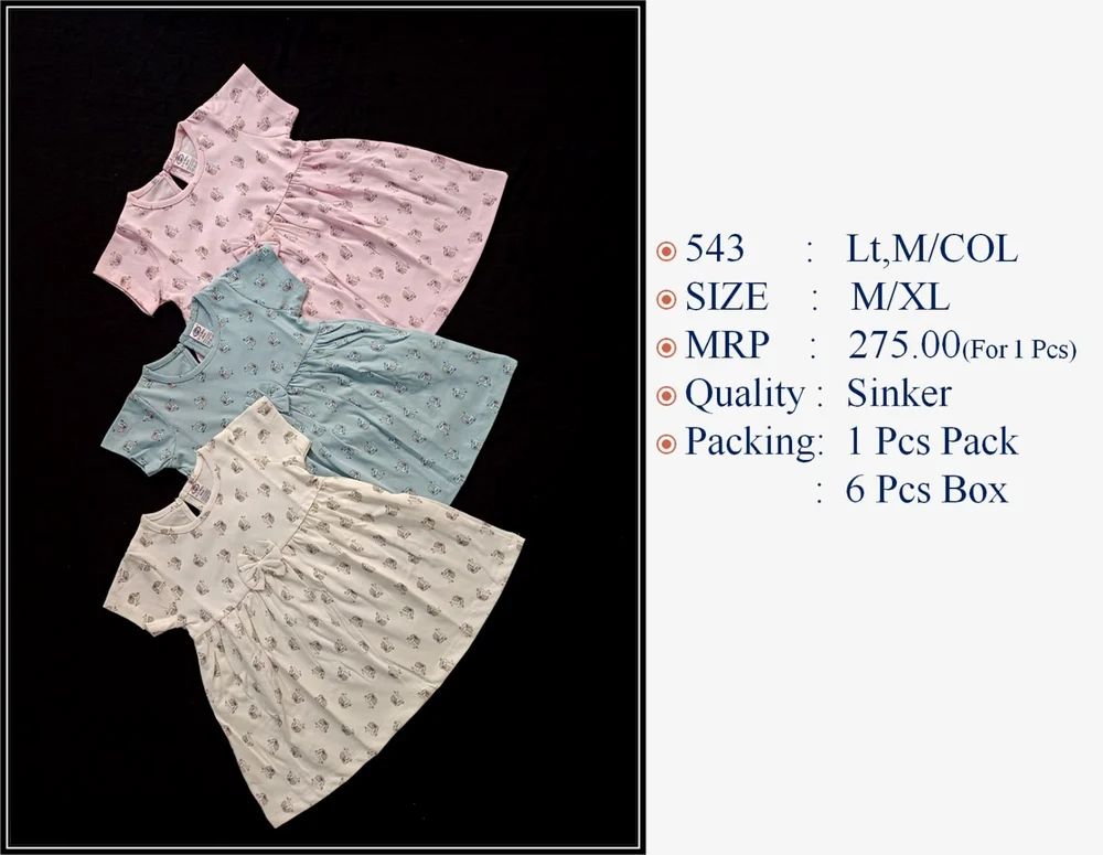 Kids Girls Frocks, Age Group: 3 to 4 Years