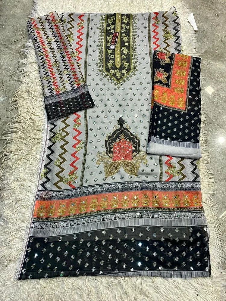 Mirror Work Salwar Kameez