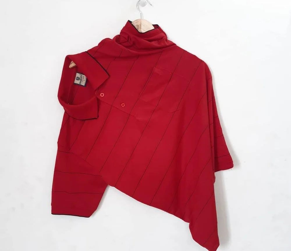 Mens Maroon Polo Plain T Shirt