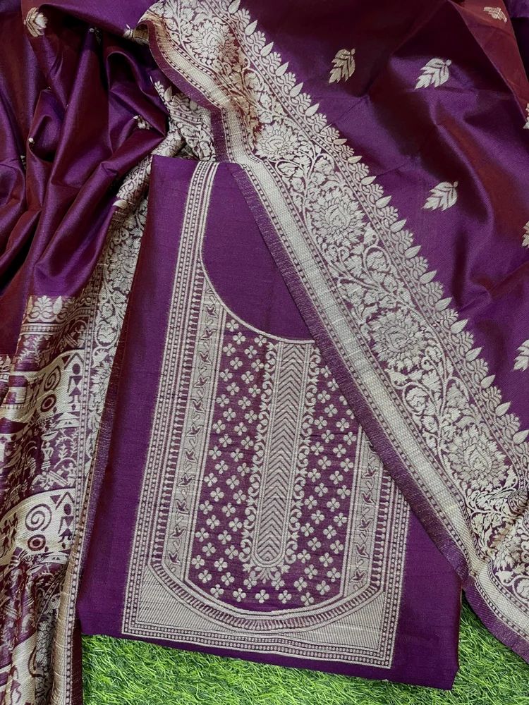 PRESENTING NEW WARLI CONCEPT UNSTITCHED DRESS SUITS
