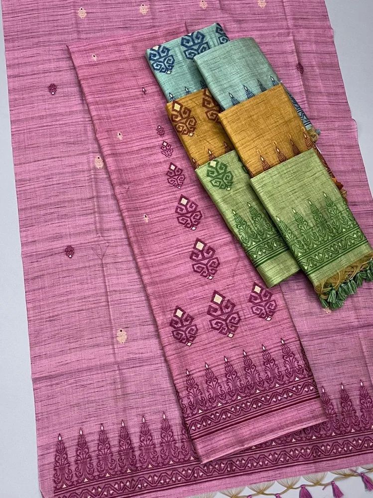 Tussar Silk Dress Material