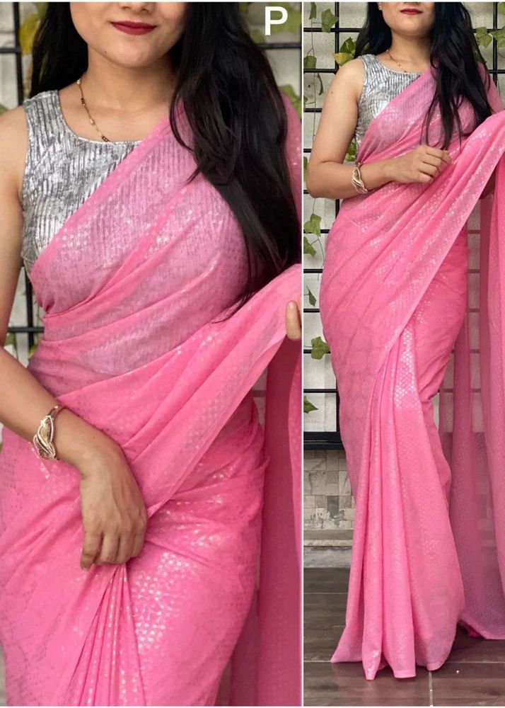 Ladies Fancy Georgette Saree