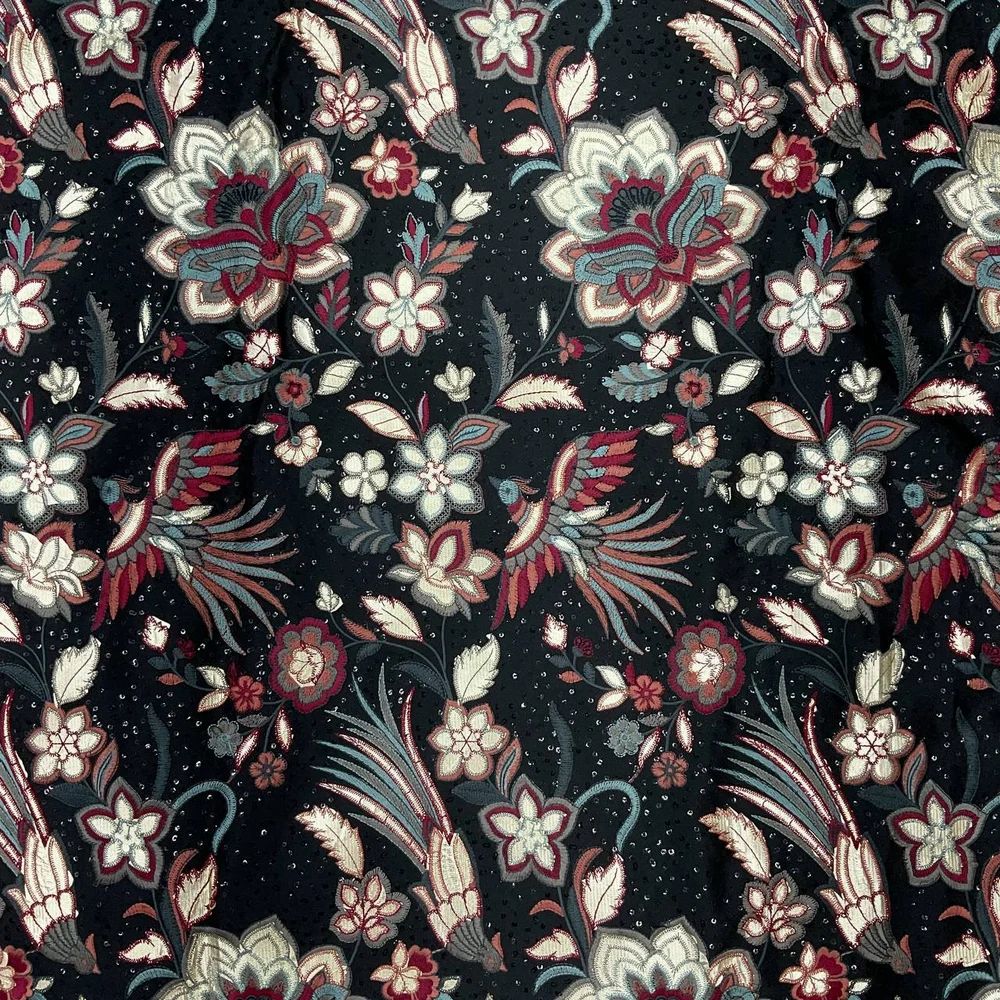Black Sherwani Fabric