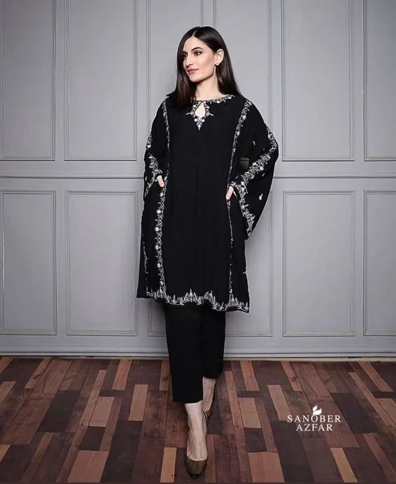 Ladies Black Pakistani Suit