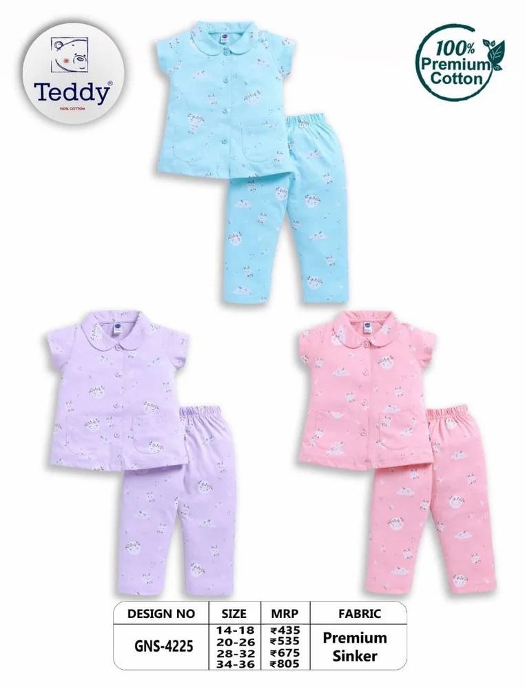 Printed Cotton Girls Kids Wear, Age Group: 3 to 4 Years