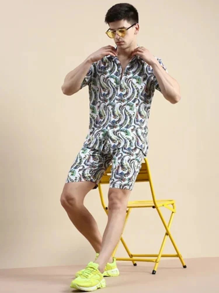 Large Polyester Men Co Ord Set
