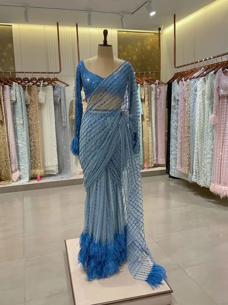 Soft Mono Net Saree