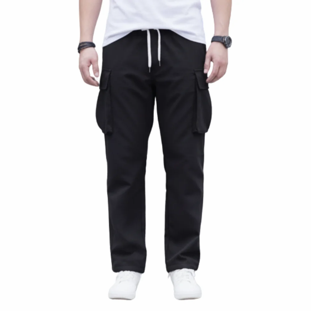 Men Black Cargo Pant