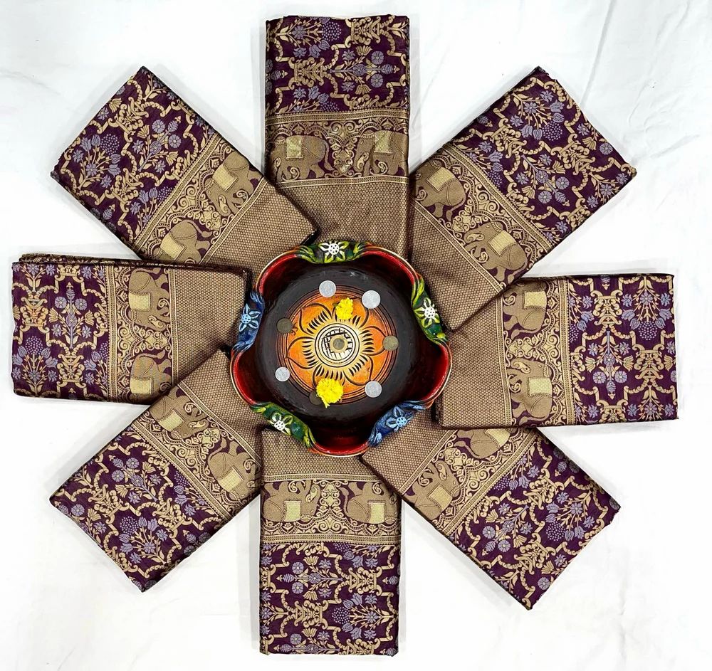 Womans Soft Lichi Silk Sarees