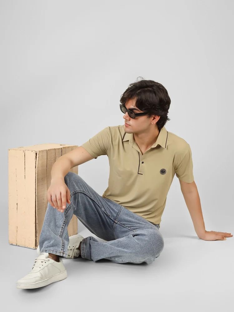 STICHLESS POLO TSHIRT