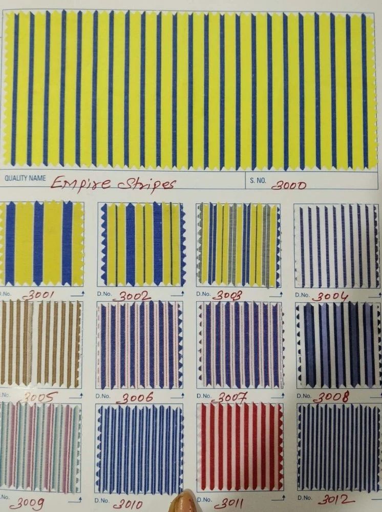 Qmax Empire Stripes Shirting Fabric