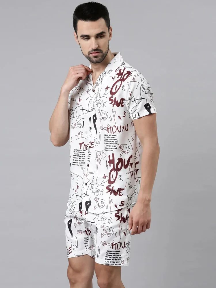 XL Lycra Men Co Ord Set