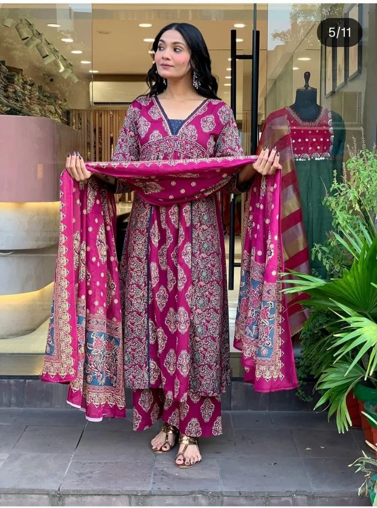 Designer Kurtis With Palazzo Set