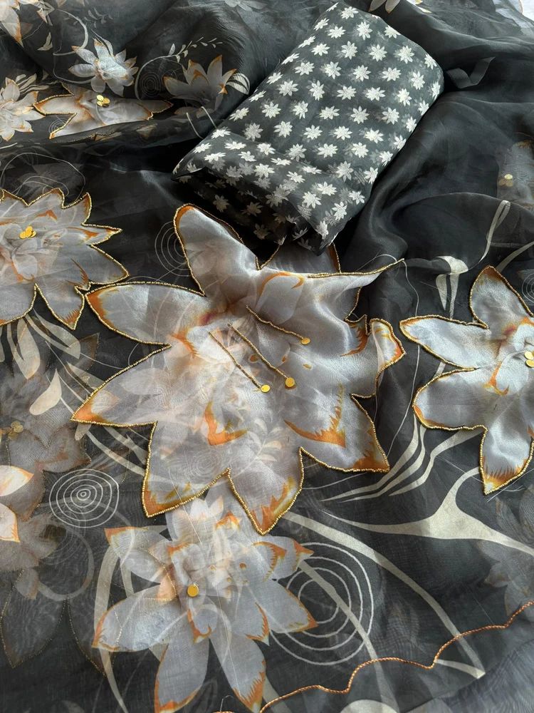Fancy Organza Saree Collection