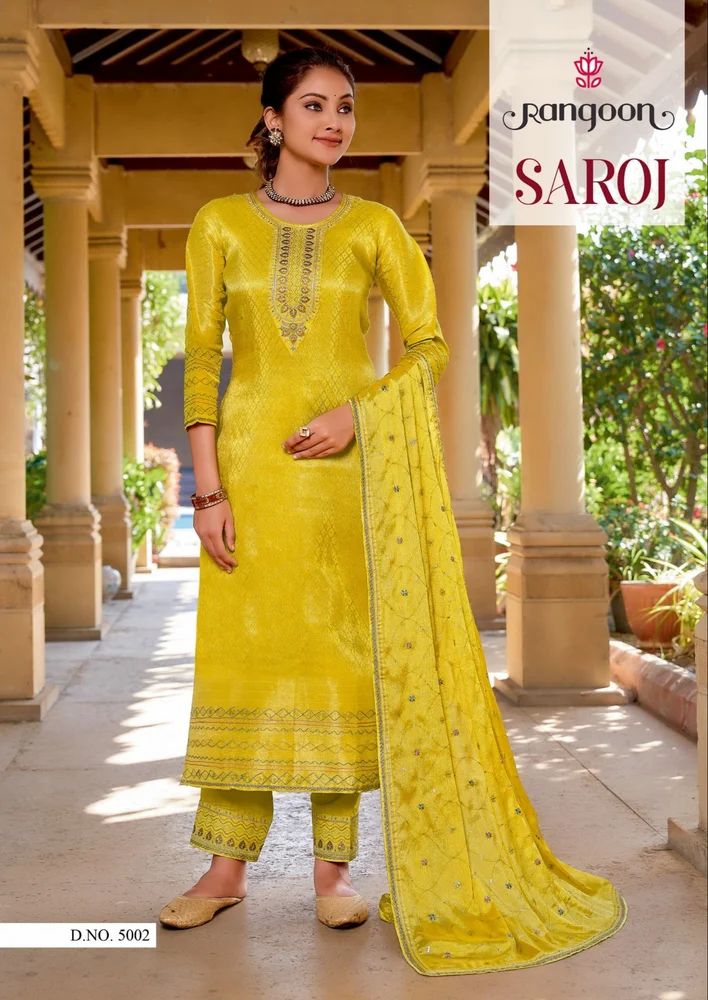 Embroidery Kurta Pant Set