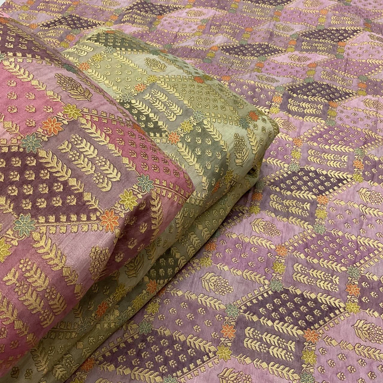 Russian-Silk Jacquard Fabric