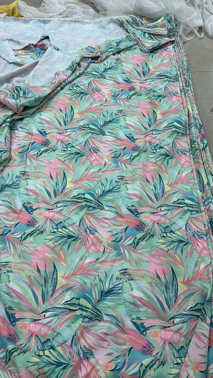 Poly Carpe printed Fabric
