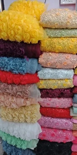Embroidered Net Fabric