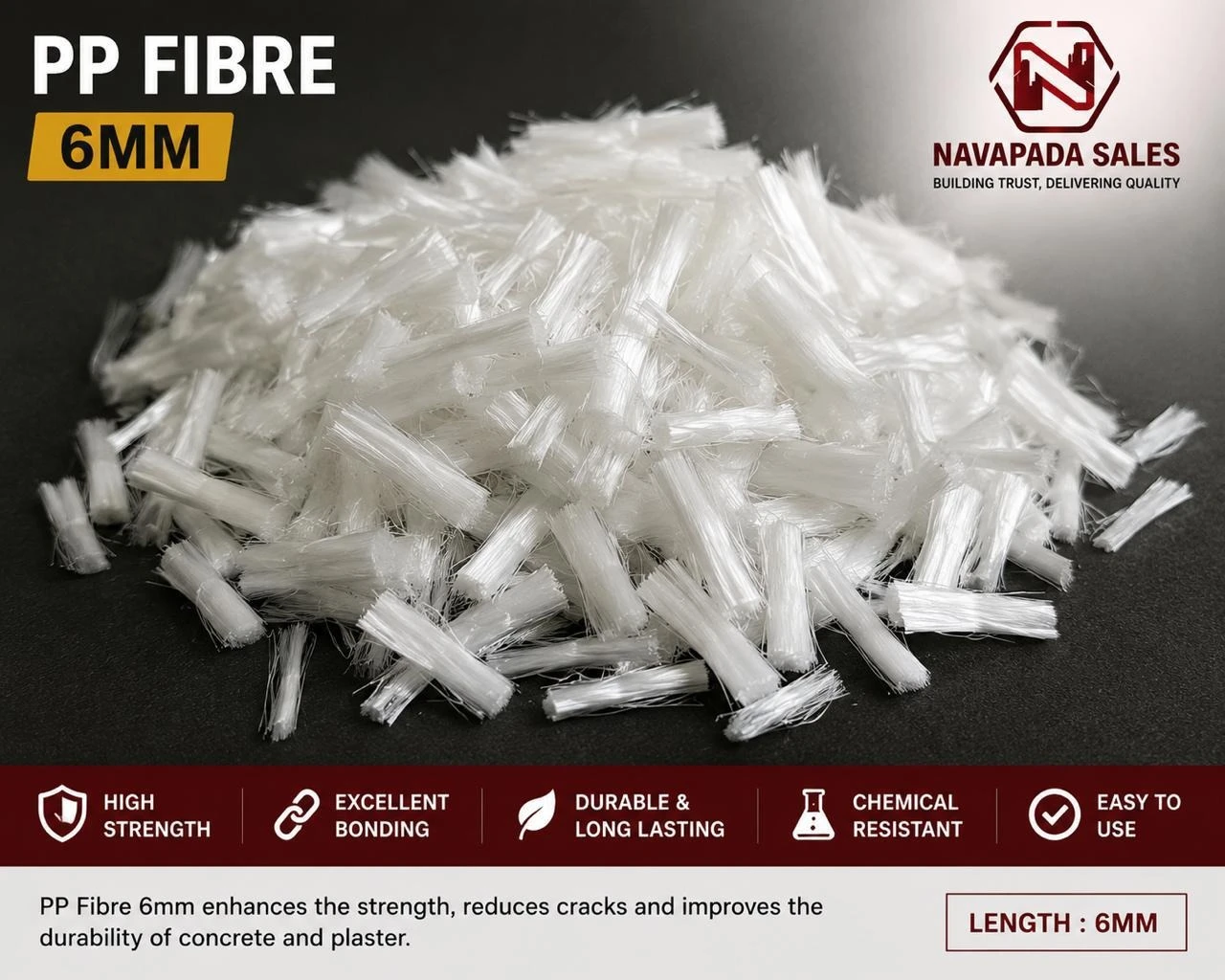 Polypropylene (PP) Fibre