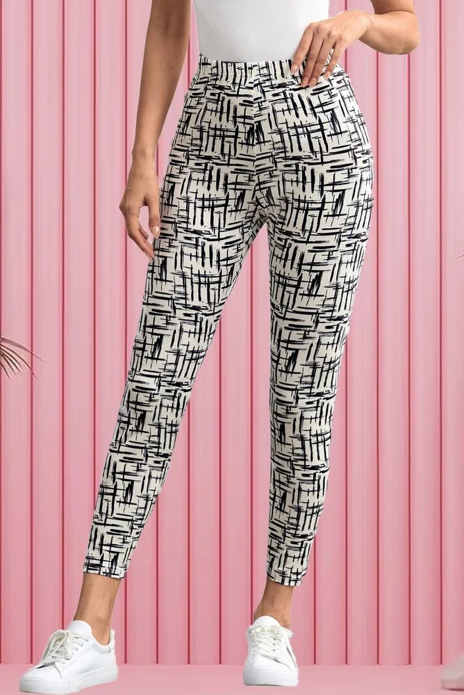 Printed Mid Waist Leggings