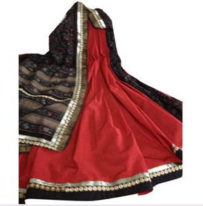 Cotton Half And Half Saree