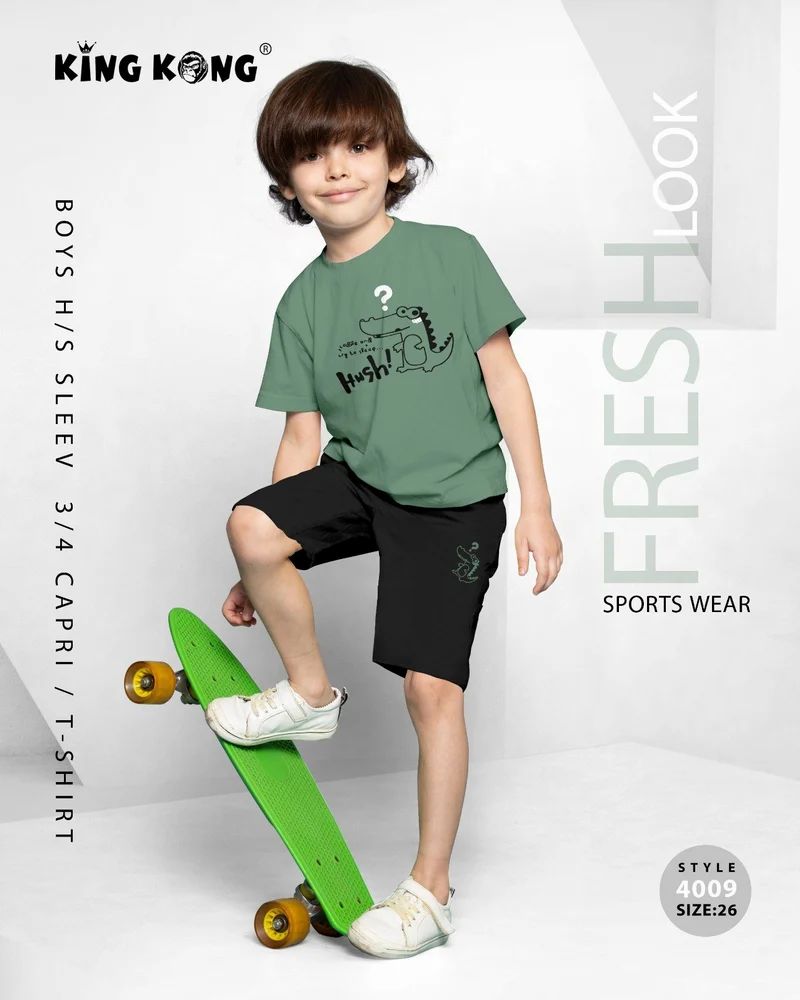 Half Sleeves Kids T Shirt