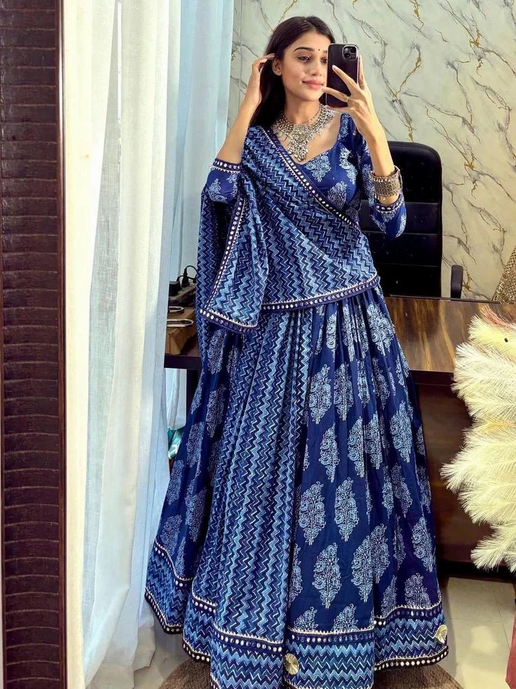 Exclusive Mirror Work Lehenga Choli