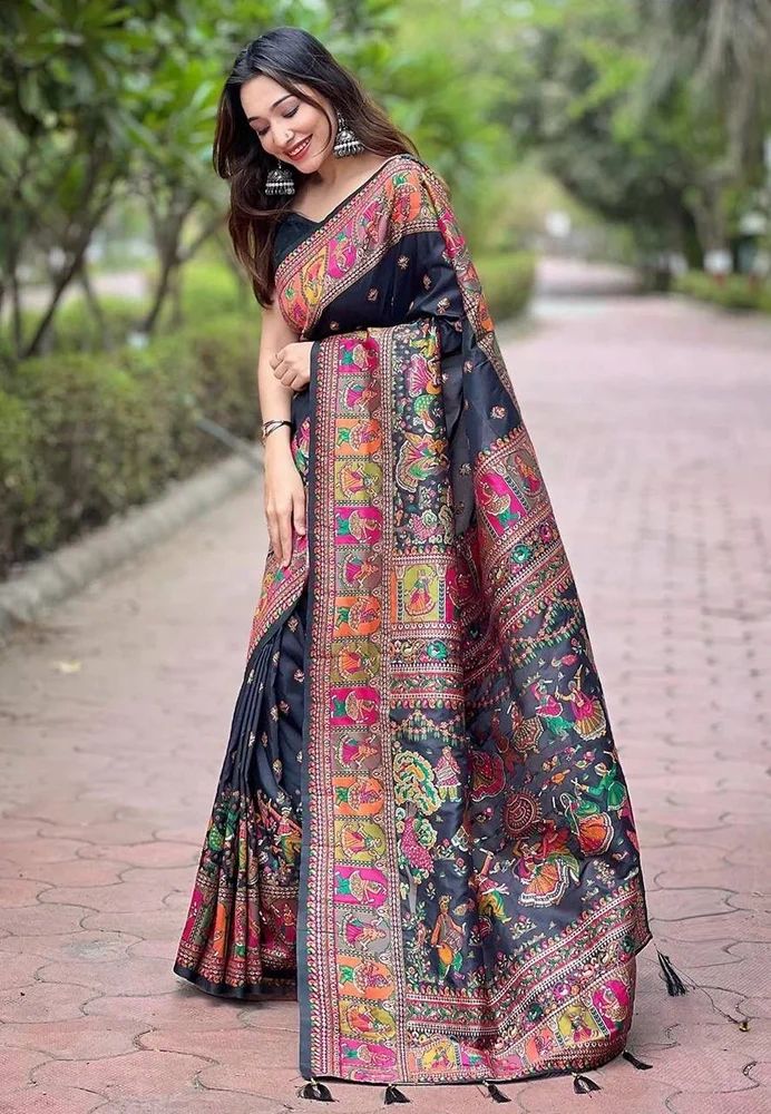 Pashmina Silk Saree