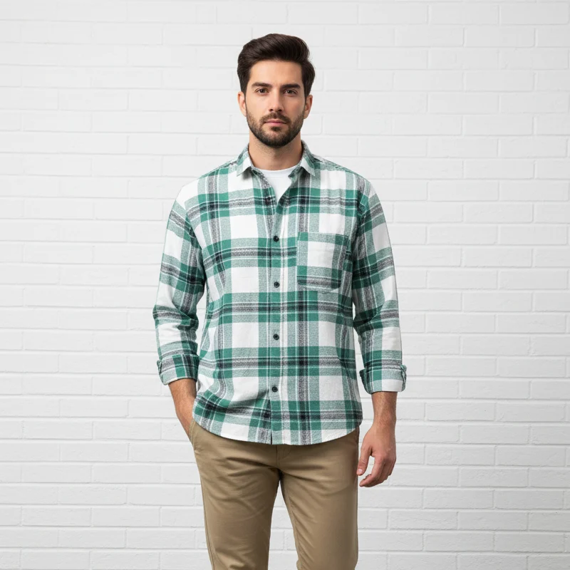 Mens Checked Casual Shirts