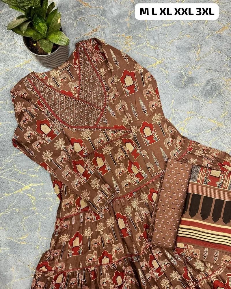 Anarkali Cotton Kurti