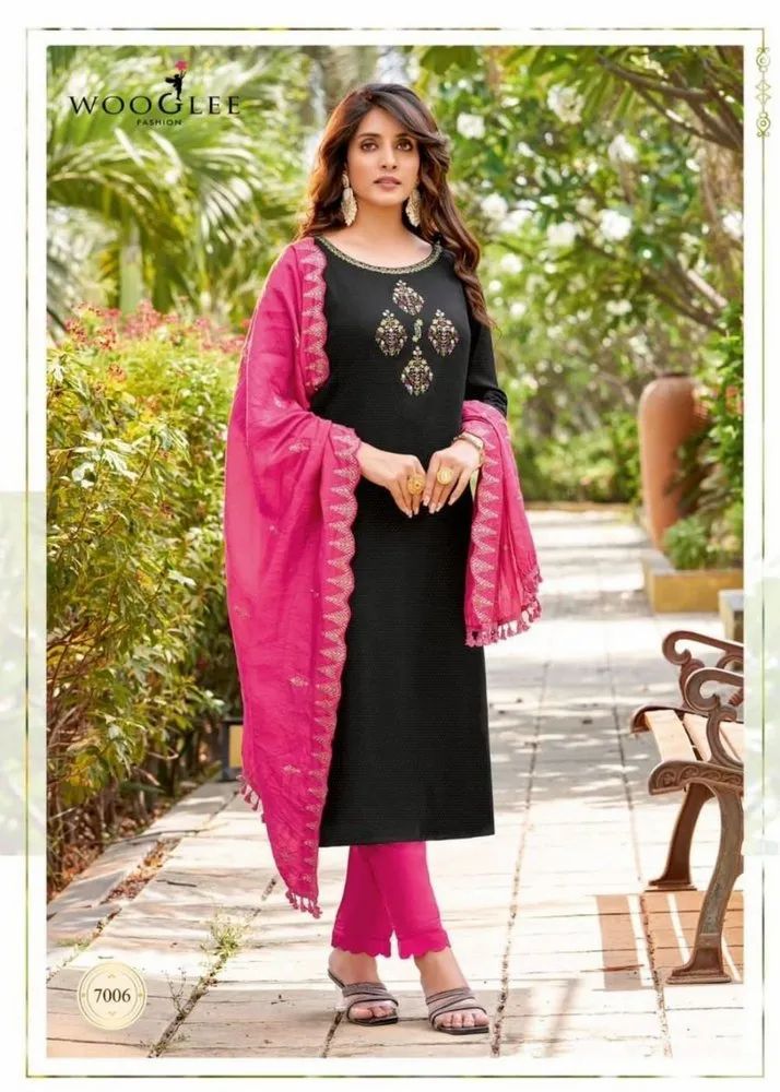 Ladies Kurti Pant Set With Dupatta