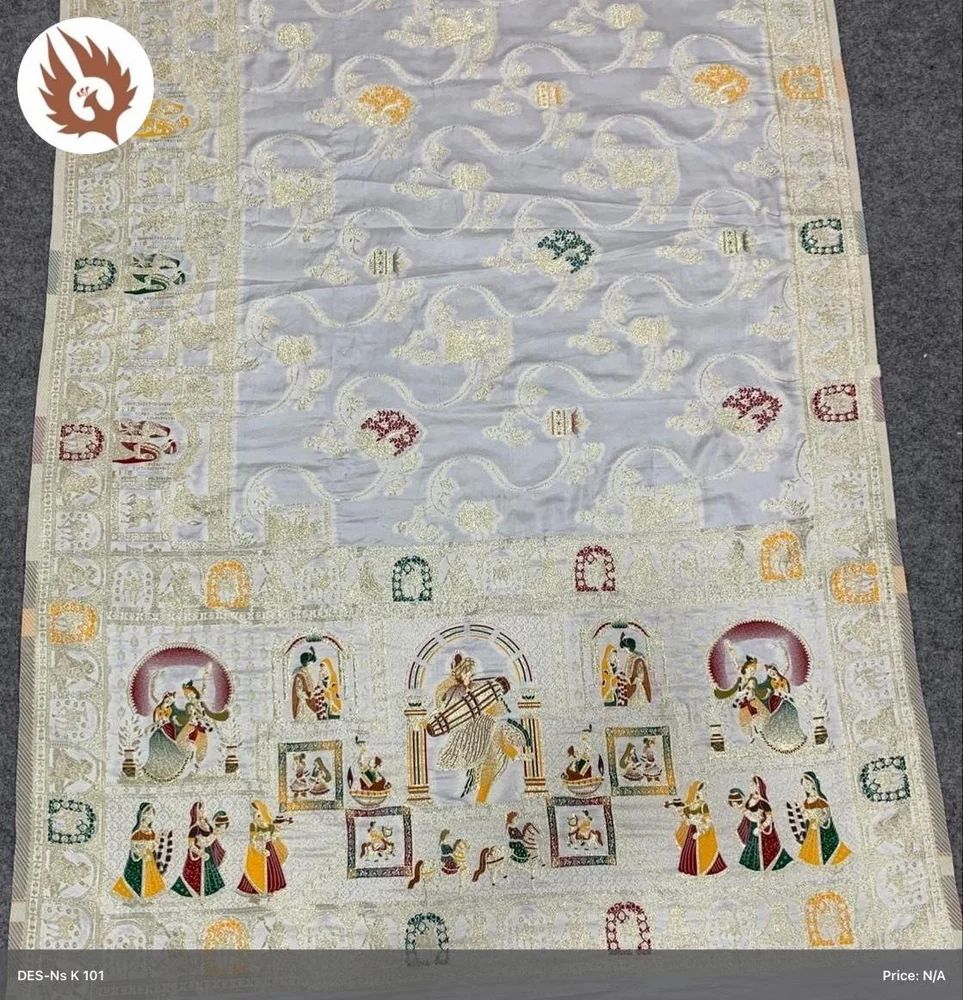 Naylon satin - banarasi jari