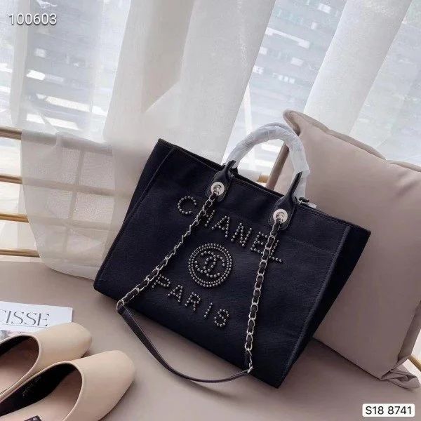 Chanel l paris tote bag with dust cover