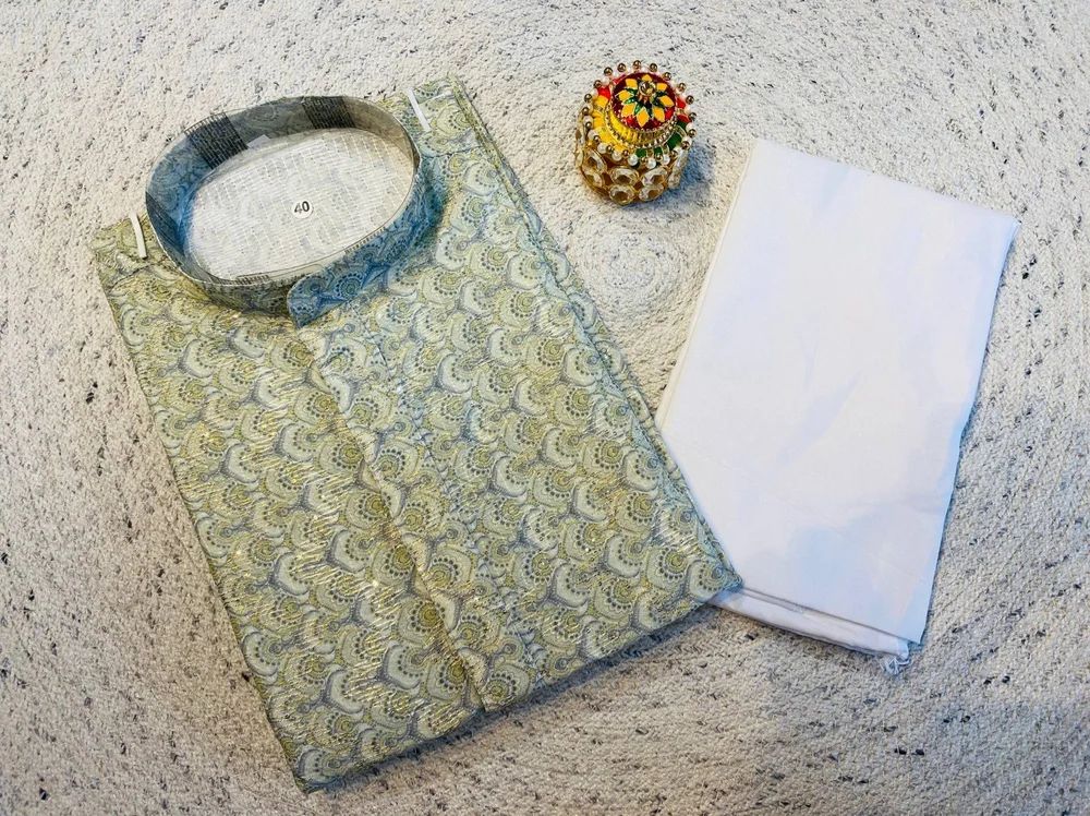 Kurta Pyjama Set Reyon Men