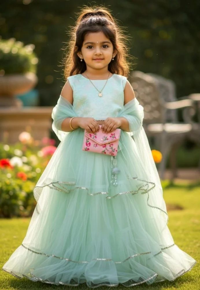 Kids Girl Designer Lehenga Choli