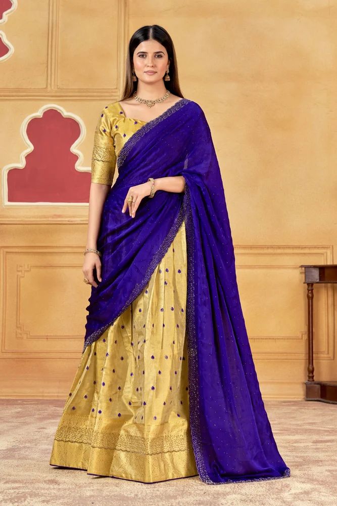 Designer Silk Lehenga Choli Set