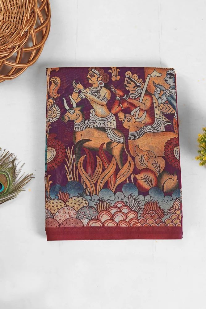 neel nartan chanderi saree