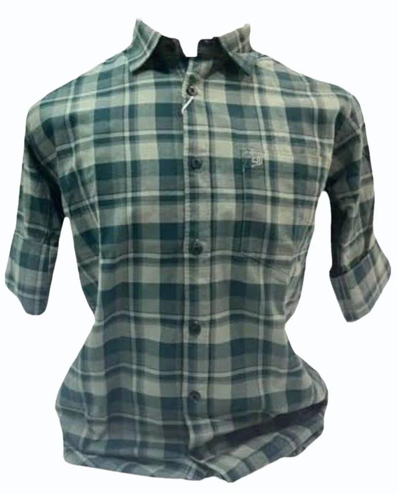 Cotton Check Casual Shirts, Full sleeves