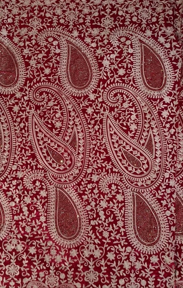 Garment Velvet Embroidery Fabric