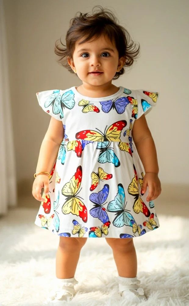 Girls Cotton Frocks