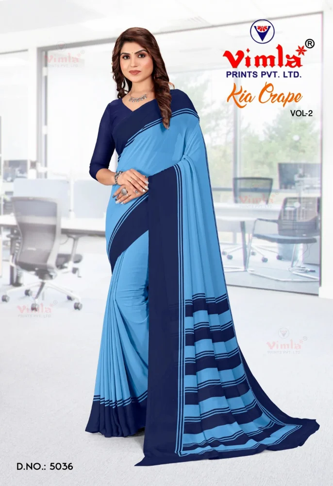 Uniform Saree for Women, Official Coal India Workwear Saree