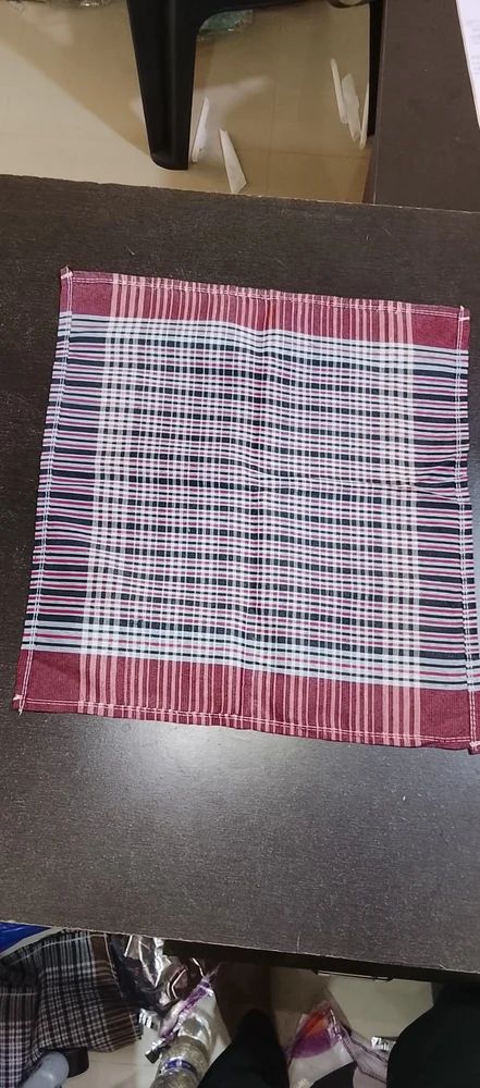 Men Cotton Handkerchief Checks
