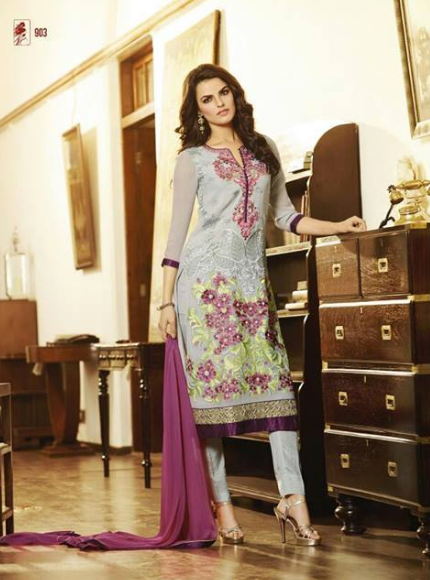 Embroidered Ladies Suit