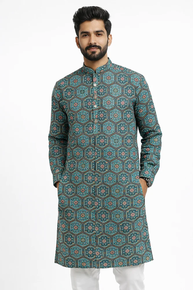 Digital Printed Kurta For Men