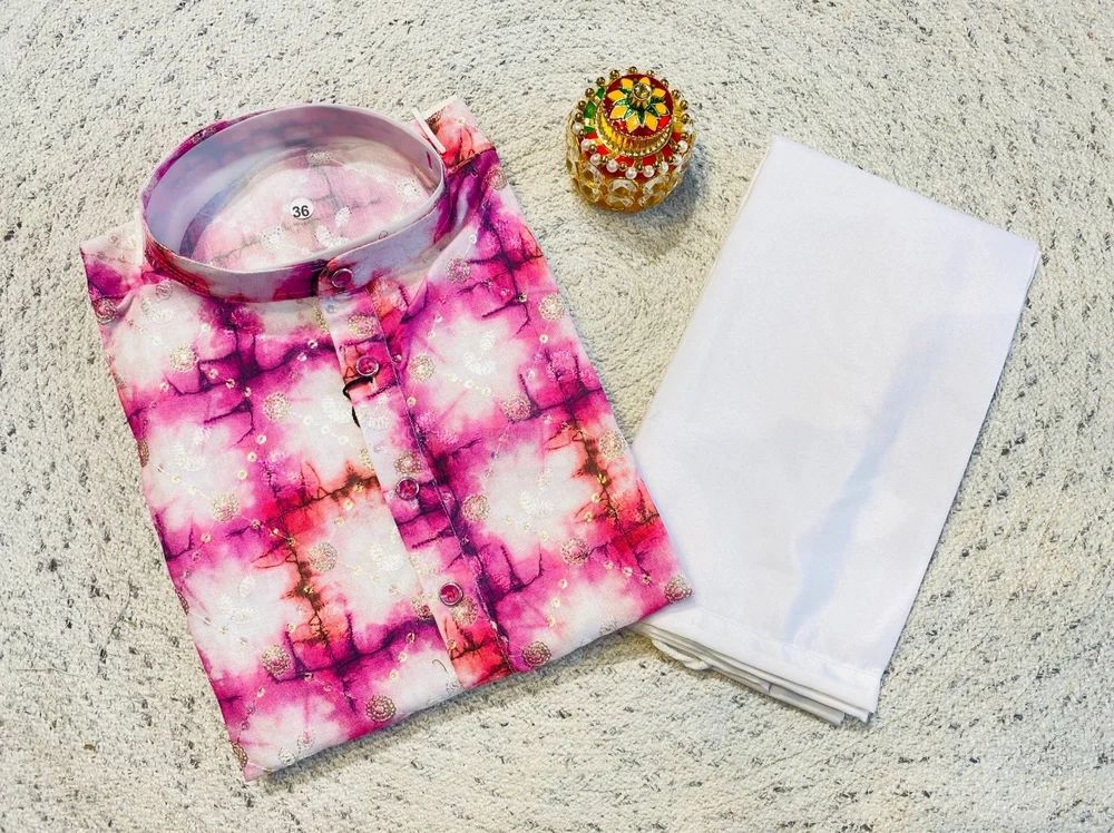 Rayon Kur Pyjama Set Men